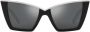 Saint Laurent Eyewear SL 570 zonnebril met cat-eye montuur Zwart - Thumbnail 1