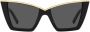 Saint Laurent Eyewear SL 570 zonnebril met cat-eye montuur Zwart - Thumbnail 1
