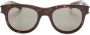 Saint Laurent Eyewear SL 571 zonnebril met rond montuur Bruin - Thumbnail 1