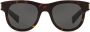 Saint Laurent Eyewear SL 571 zonnebril met rond montuur Groen - Thumbnail 1