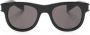 Saint Laurent Eyewear SL 571 zonnebril met rond montuur Zwart - Thumbnail 1