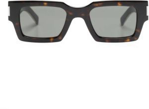 Saint Laurent Eyewear SL 572 zonnebril met vierkant montuur Bruin
