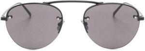 Saint Laurent Eyewear SL 575 zonnebril met rond montuur Zwart
