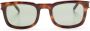 Saint Laurent Eyewear SL 581 zonnebril met vierkant montuur Bruin - Thumbnail 1