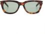 Saint Laurent Eyewear SL 582 zonnebril met vierkant montuur Bruin - Thumbnail 1