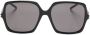 Saint Laurent Eyewear SL 591 zonnebril met vierkant montuur Zwart - Thumbnail 1