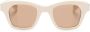 Saint Laurent Eyewear SL 592 zonnebril met vierkant montuur Beige - Thumbnail 1