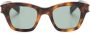 Saint Laurent Eyewear SL 592 zonnebril met vierkant montuur Bruin - Thumbnail 1
