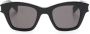 Saint Laurent Eyewear SL 592 zonnebril met vierkant montuur Zwart - Thumbnail 1