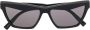 Saint Laurent Eyewear SL M103 zonnebril met kattenoog montuur Zwart - Thumbnail 1