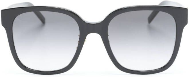 Saint Laurent Eyewear SL M107 zonnebril met vierkant montuur Zwart