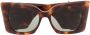 Saint Laurent Eyewear SL M119 zonnebril met cat-eye montuur Bruin - Thumbnail 1