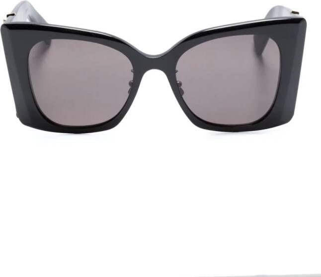 Saint Laurent Eyewear SL M119 zonnebril met oversized montuur Zwart