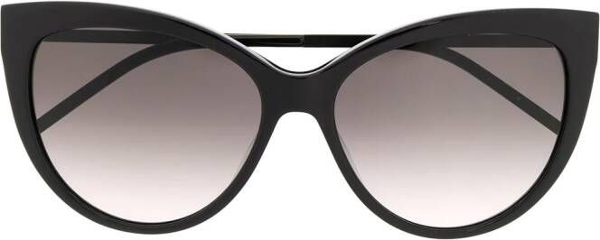 Saint Laurent Eyewear SL M48SA zonnebril met kattenoog montuur Zwart