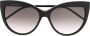 Saint Laurent Eyewear SL M48SA zonnebril met kattenoog montuur Zwart - Thumbnail 1
