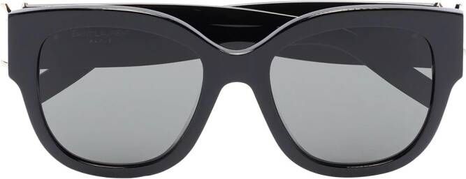 Saint Laurent Eyewear SL M95 zonnebril met oversized montuur Zwart