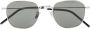 Saint Laurent Eyewear SL299 zonnebril met rond montuur Zilver - Thumbnail 1