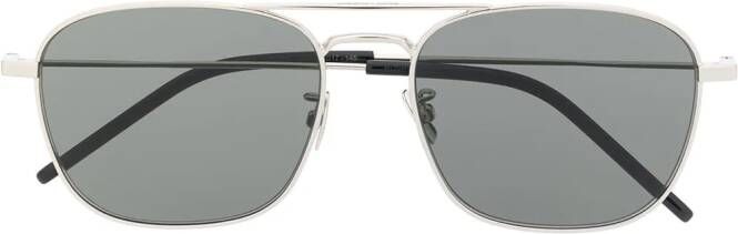 Saint Laurent Eyewear SL309 zonnebril met piloten montuur Zilver