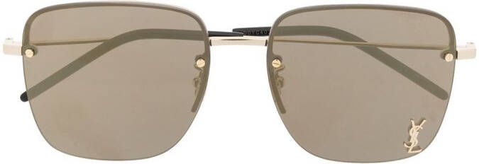 Saint Laurent Eyewear SL312 zonnebril met piloten montuur Goud