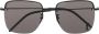 Saint Laurent Eyewear SL312M zonnebril met vierkant montuur Zwart - Thumbnail 1
