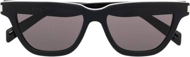 Saint Laurent Eyewear SL462 Sulpice zonnebril met D-montuur Zwart