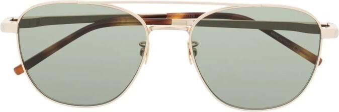 Saint Laurent Eyewear SL531 zonnebril met piloten montuur Goud
