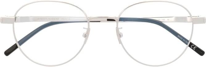 Saint Laurent Eyewear SL532 bril met rond montuur Grijs