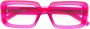 Saint Laurent Eyewear SL534 zonnebril met rechthoekig montuur Roze - Thumbnail 1