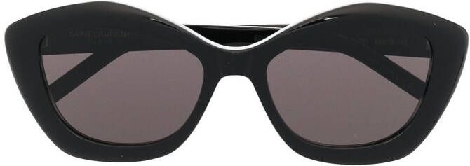 Saint Laurent Eyewear SL68 zonnebril met kattenoog montuur Zwart