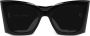 Saint Laurent Eyewear SLP zonnebril met oversized montuur Zwart - Thumbnail 1