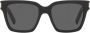 Saint Laurent Eyewear Zonnebril met vierkant montuur Zwart - Thumbnail 1