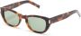 Saint Laurent Eyewear Zonnebril met vierkant montuur Bruin - Thumbnail 1