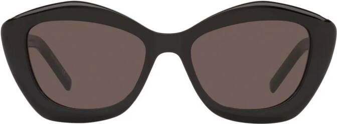 Saint Laurent Eyewear Zonnebril met cat-eye montuur Zwart