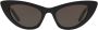 Saint Laurent Eyewear Zonnebril met cat-eye montuur Zwart - Thumbnail 1