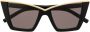 Saint Laurent Eyewear Zonnebril met cat-eye montuur Zwart - Thumbnail 1