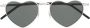 Saint Laurent Eyewear Zonnebril met hartvormig montuur Zilver - Thumbnail 1