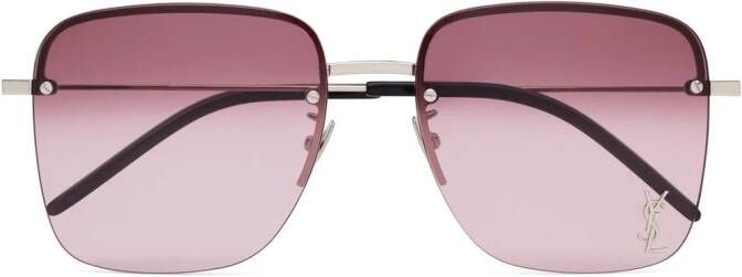 Saint Laurent Eyewear Zonnebril met kleurverloop Roze