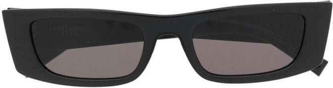 Saint Laurent Eyewear Zonnebril met logoprint Zwart