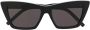Saint Laurent Eyewear Zonnebril met logoprint Zwart - Thumbnail 1