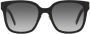 Saint Laurent Eyewear Zonnebril met oversized montuur Zwart - Thumbnail 1