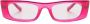 Saint Laurent Eyewear Zonnebril met rechthoekig montuur Roze - Thumbnail 1