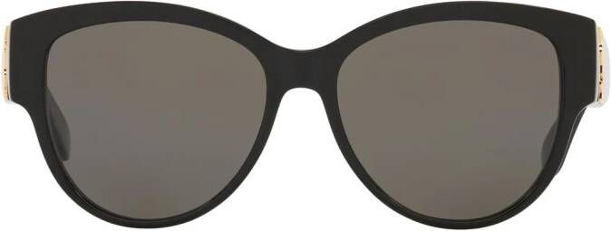 Saint Laurent Eyewear Zonnebril met rond montuur Zwart