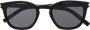Saint Laurent Eyewear Zonnebril met rond montuur Zwart - Thumbnail 1