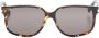 Saint Laurent Eyewear Zonnebril met schildpadschild design Bruin - Thumbnail 1
