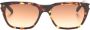 Saint Laurent Eyewear Zonnebril met schildpadschild design Bruin - Thumbnail 1