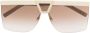 Saint Laurent Eyewear Zonnebril met vierkant montuur Beige - Thumbnail 1