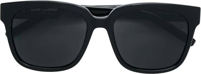 Saint Laurent Eyewear zonnebril met vierkant montuur Zwart