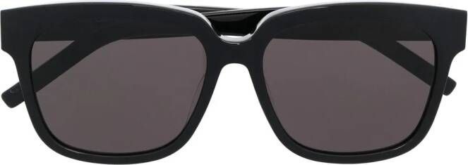 Saint Laurent Eyewear Zonnebril met vierkant montuur Zwart