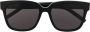 Saint Laurent Eyewear Zonnebril met vierkant montuur Zwart - Thumbnail 1