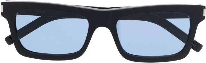 Saint Laurent Eyewear Zonnebril met vierkant montuur Zwart